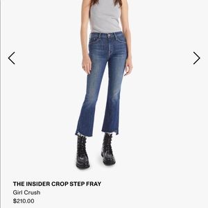 Mother insider crop step Frey. Size 28.